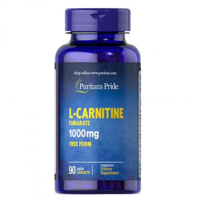 Puritan's Pride - L-Carnitine Fumarate 1000mg  - 90 капсули​